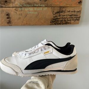 PUMA Womens Turino Ii Og Lace Up Sneakers Shoes Casual - White